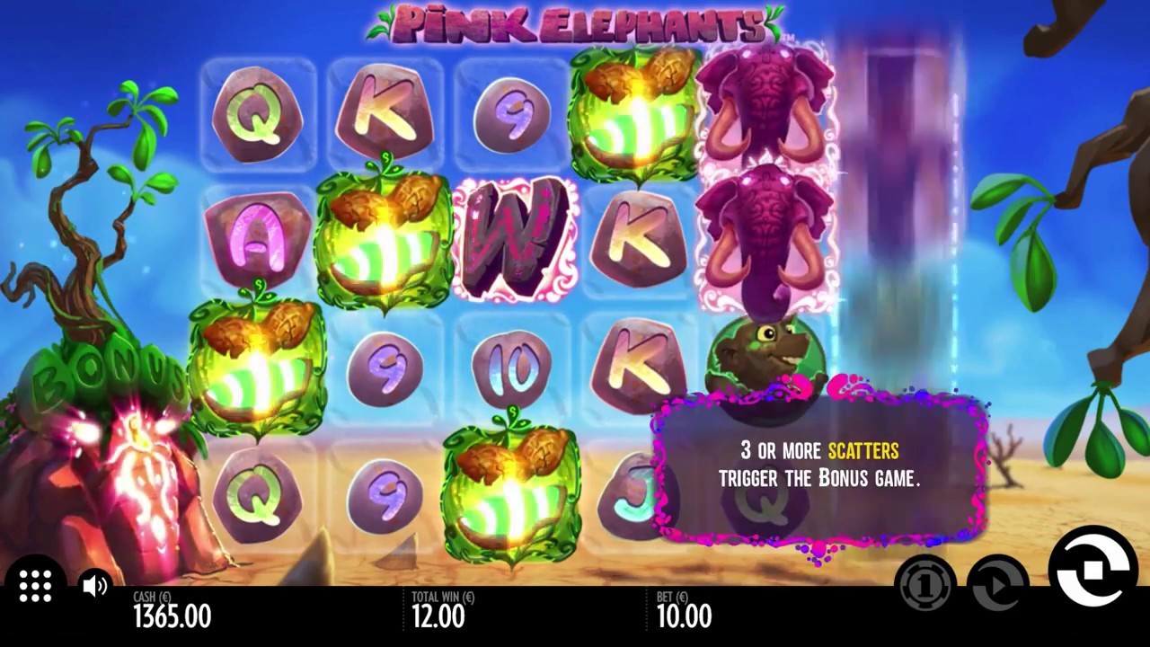 เล่น Pink Elephants เกมสล็อตและรับโอกาสลุ้นรางวัลใหญ่